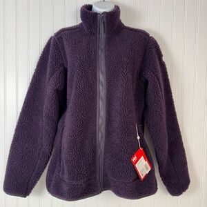 Helly Hansen Sundown Pile Jacket Women's Size L Nightshade Purple NWT 51866-680